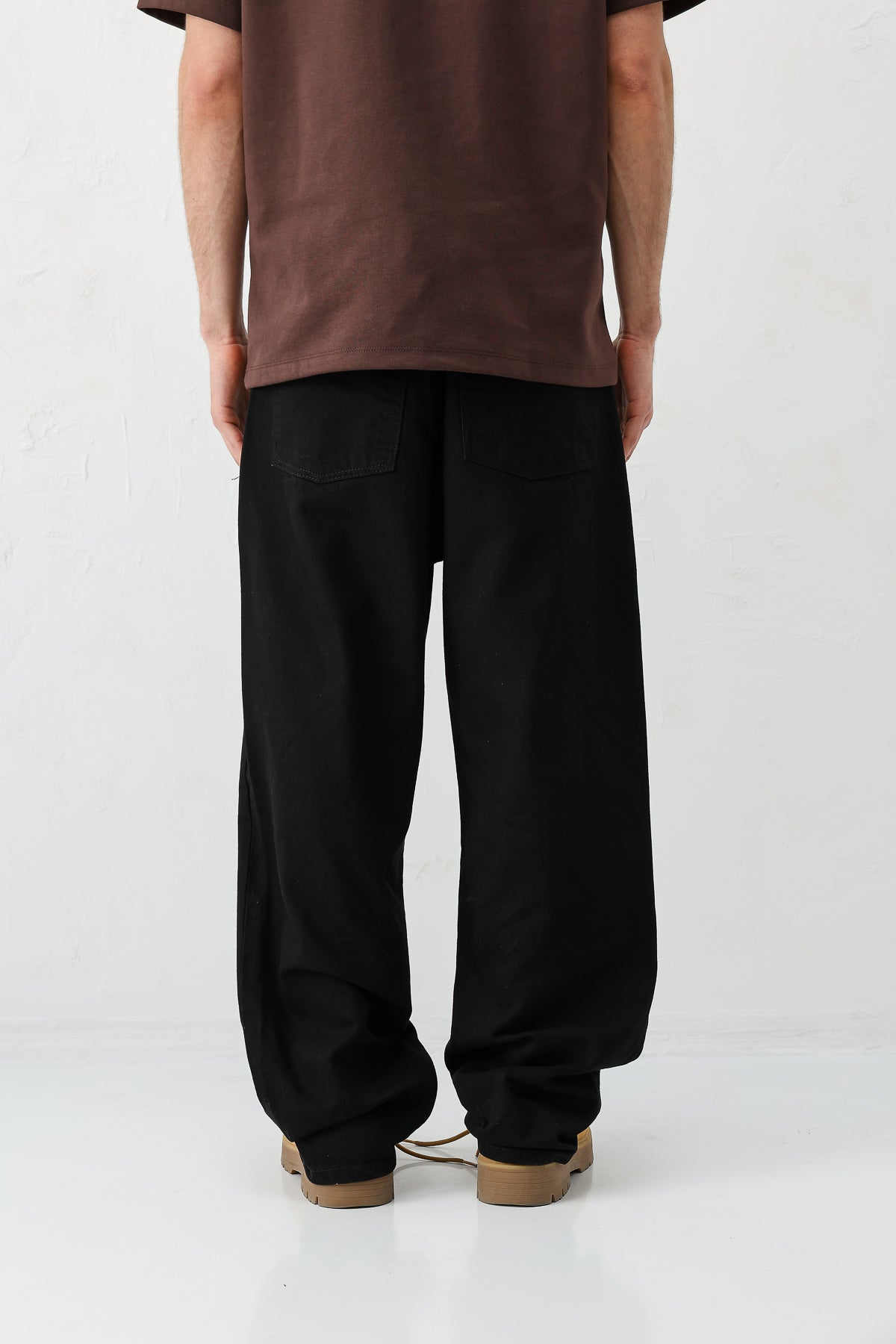 Baggy Fit Jean Siyah-Siyah