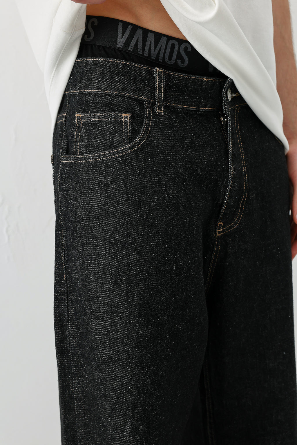 Baggy Fit Jean Siyah