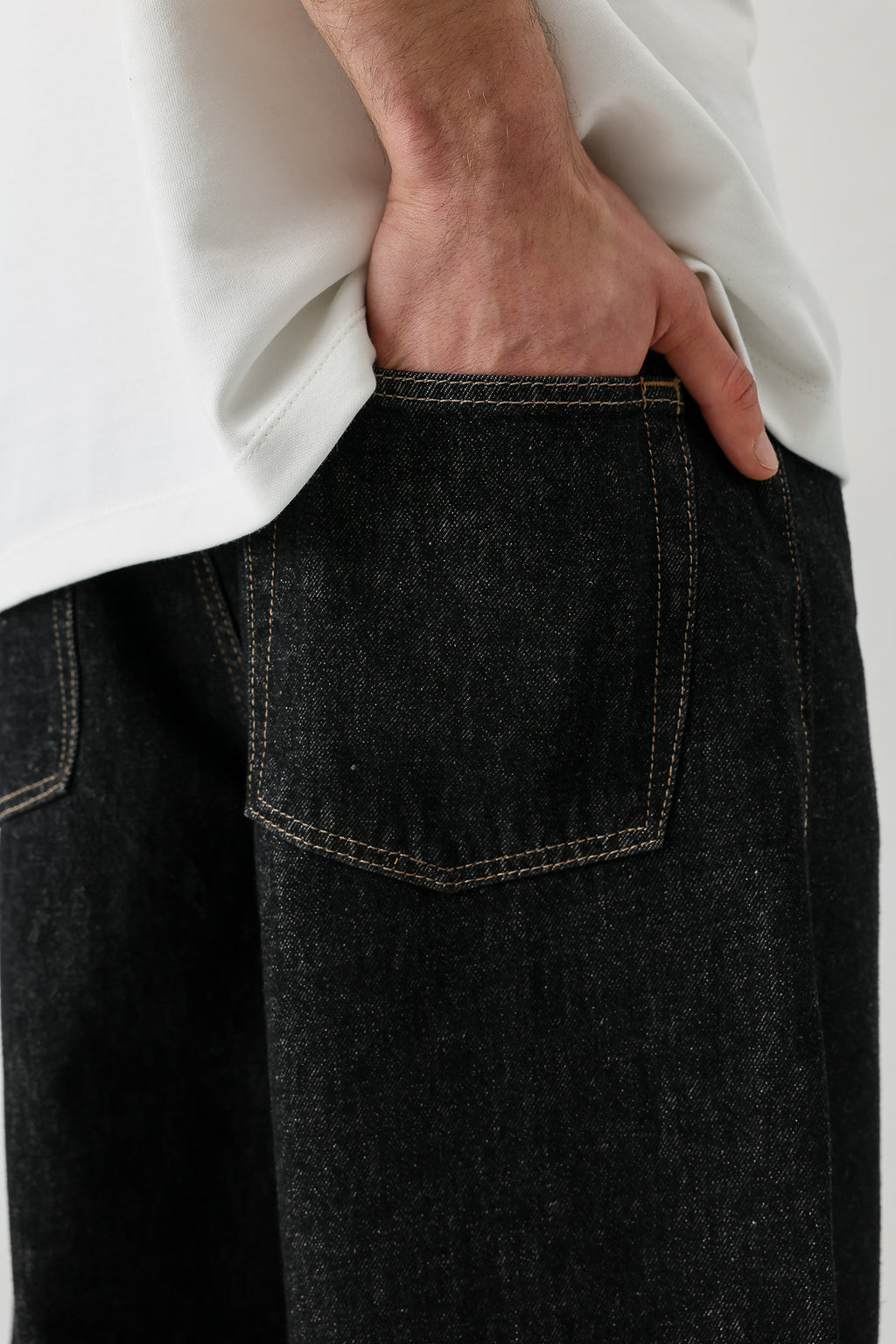 Baggy Fit Jean Siyah