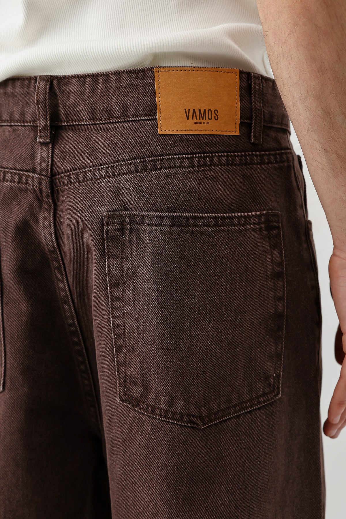 Baggy Fit Jean Kahve
