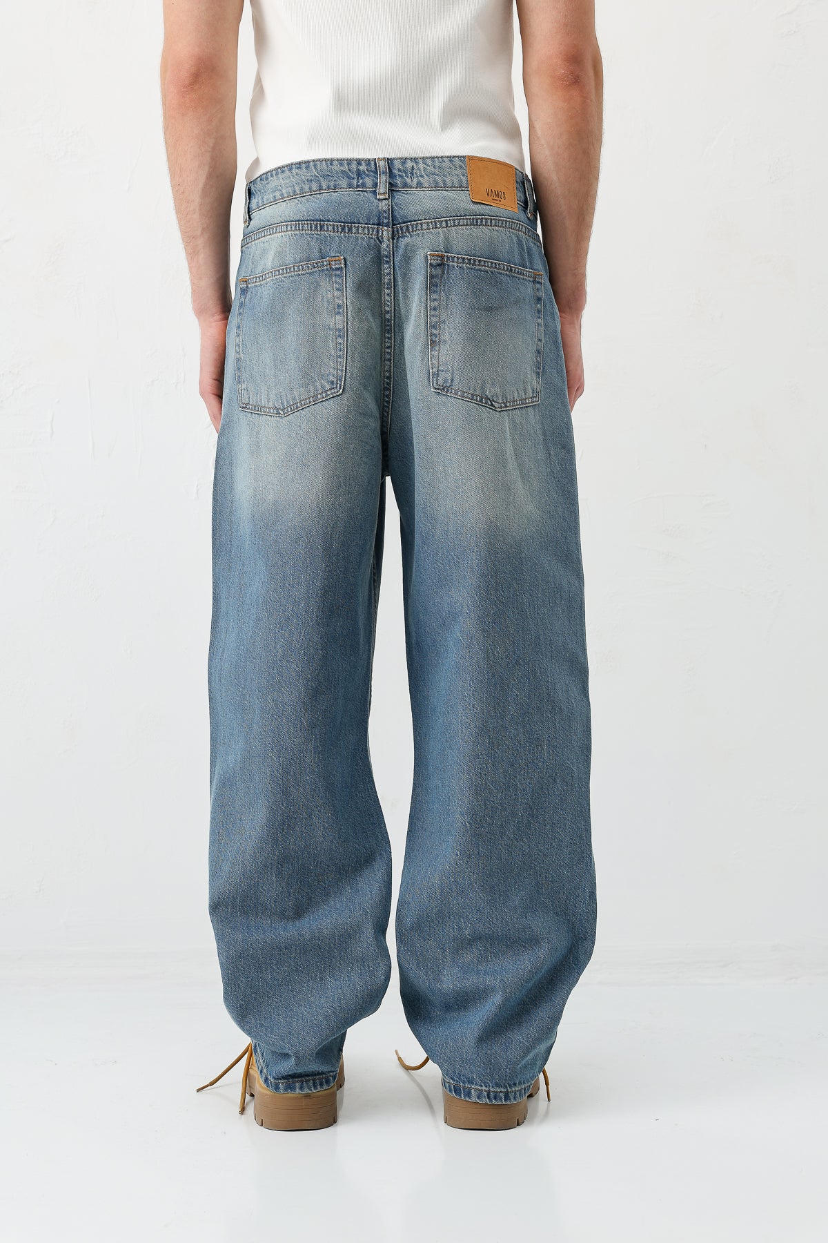 Baggy Fit Jean Yeşil