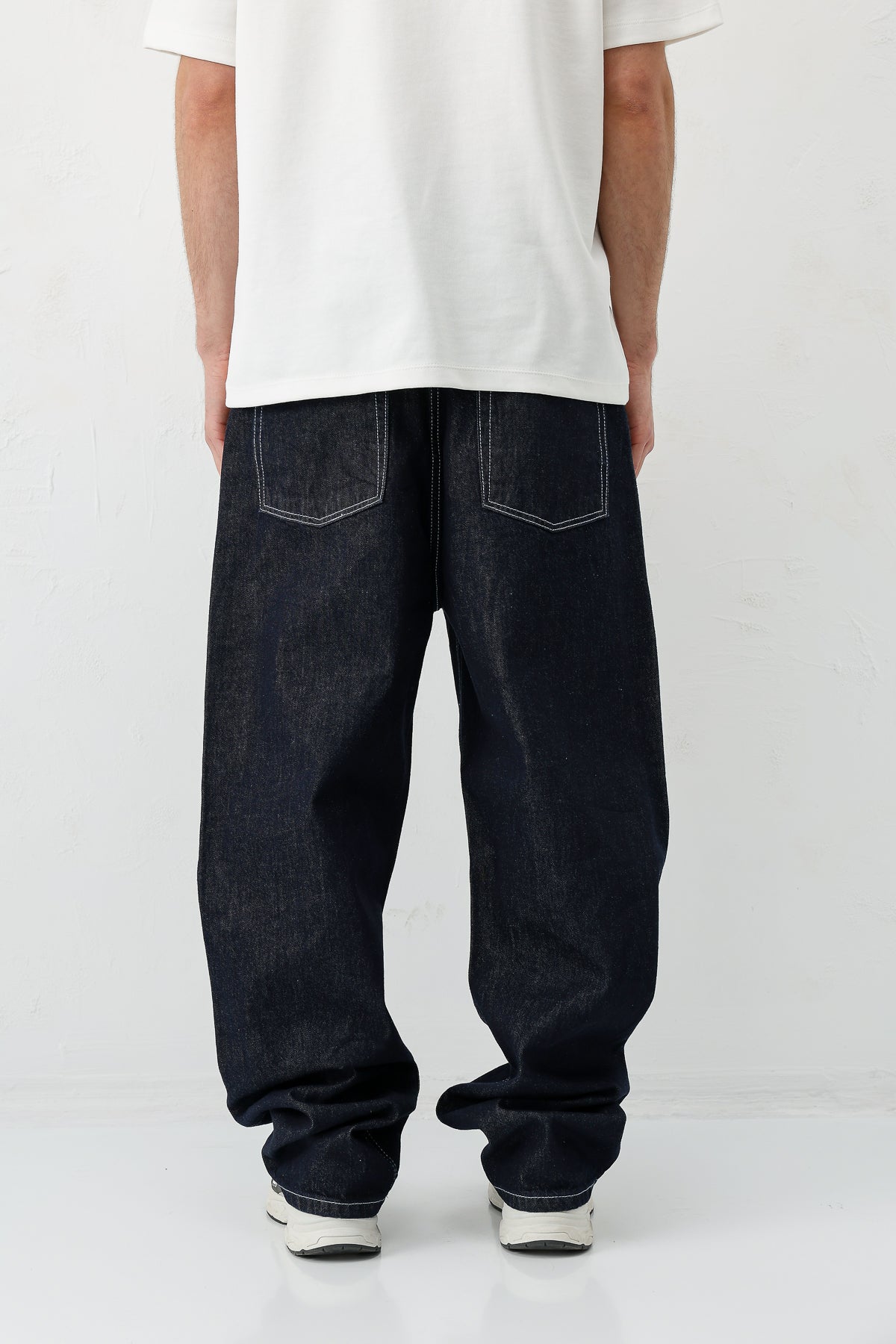Baggy Fit Jean Koyu Mavi