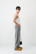 Super Baggy Fit Jean Antrasit
