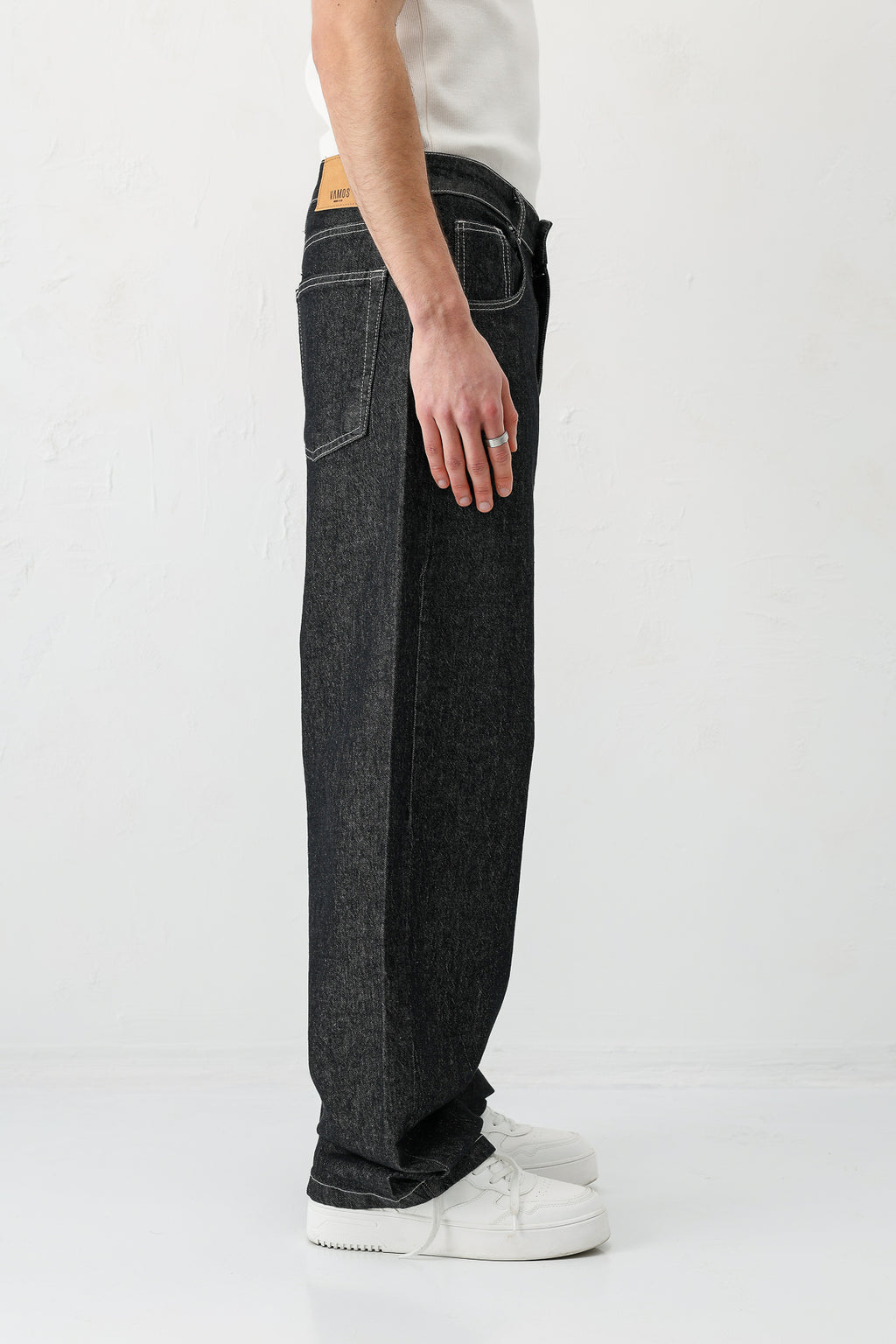 Super Baggy Fit Jean Siyah