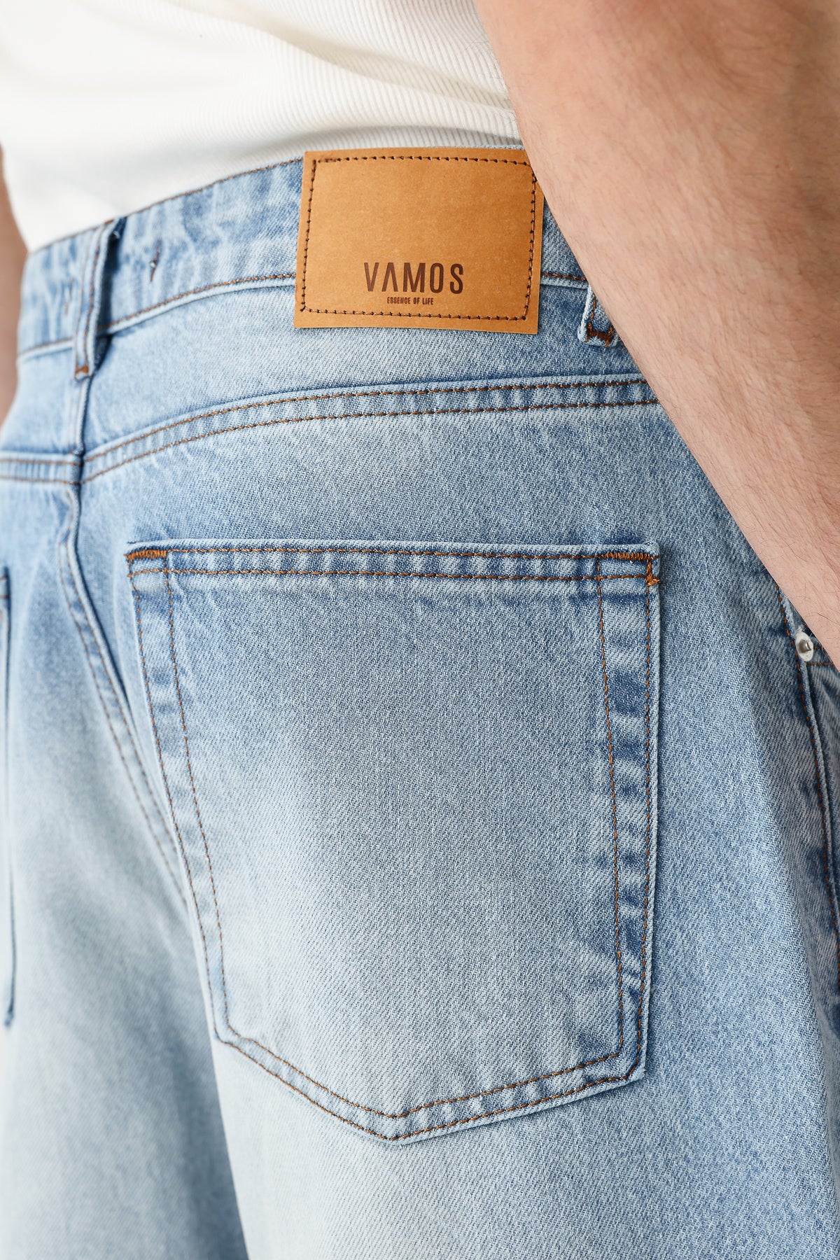 Super Baggy Fit Jean Buz Mavi