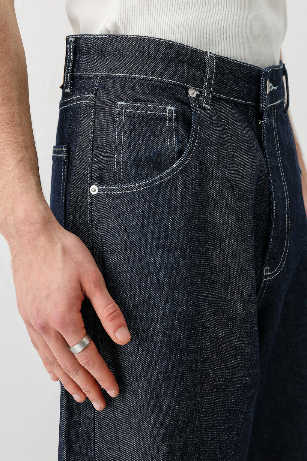 Super Baggy Fit Jean Koyu Mavi