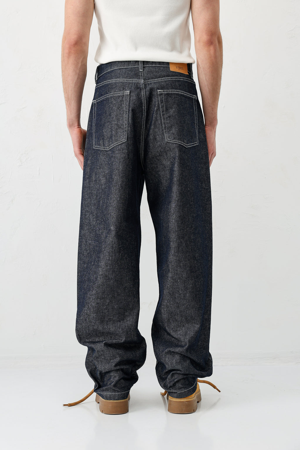 Super Baggy Fit Jean Koyu Mavi