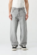 Super Baggy Fit Jean Buz Gri