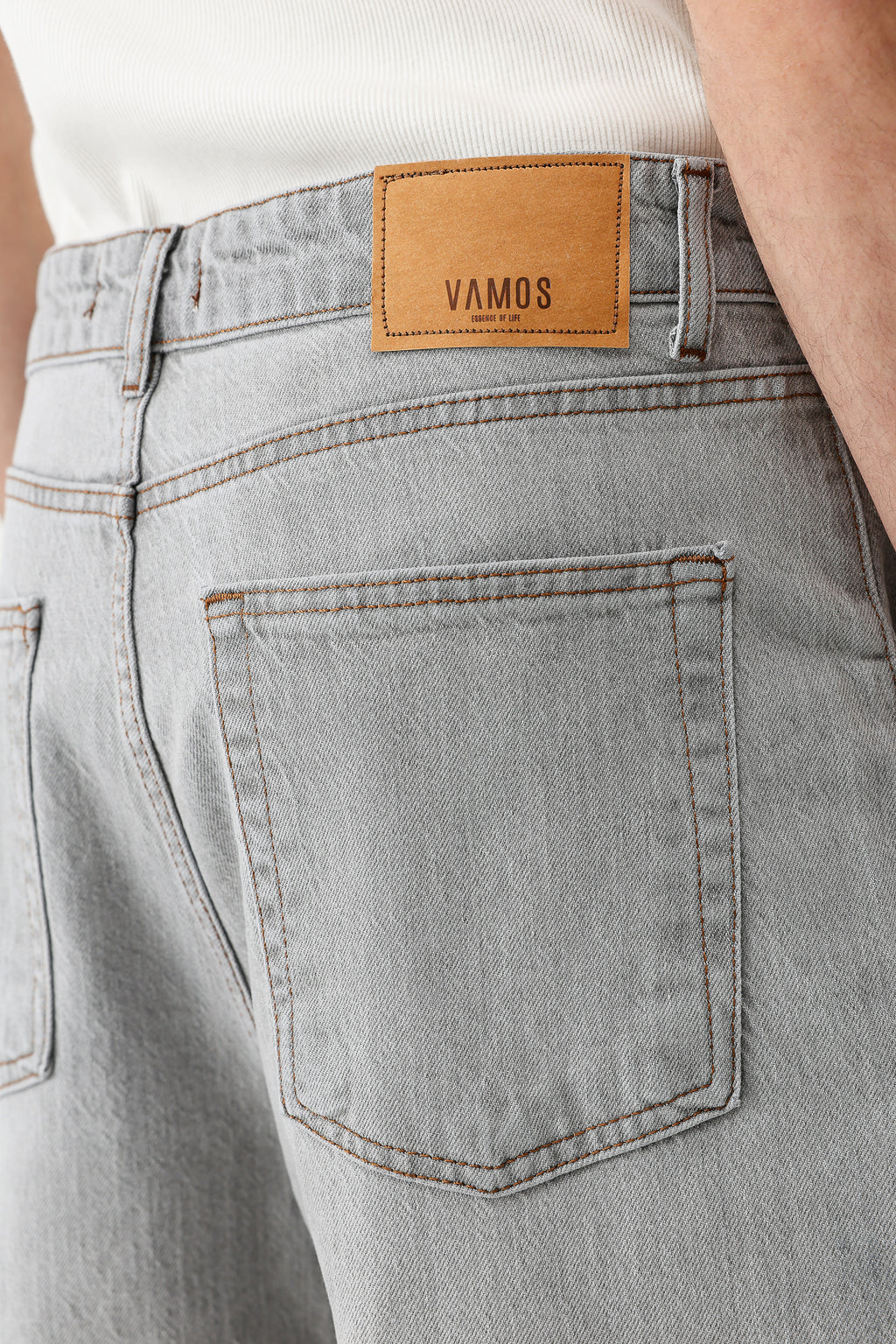 Super Baggy Fit Jean Buz Gri