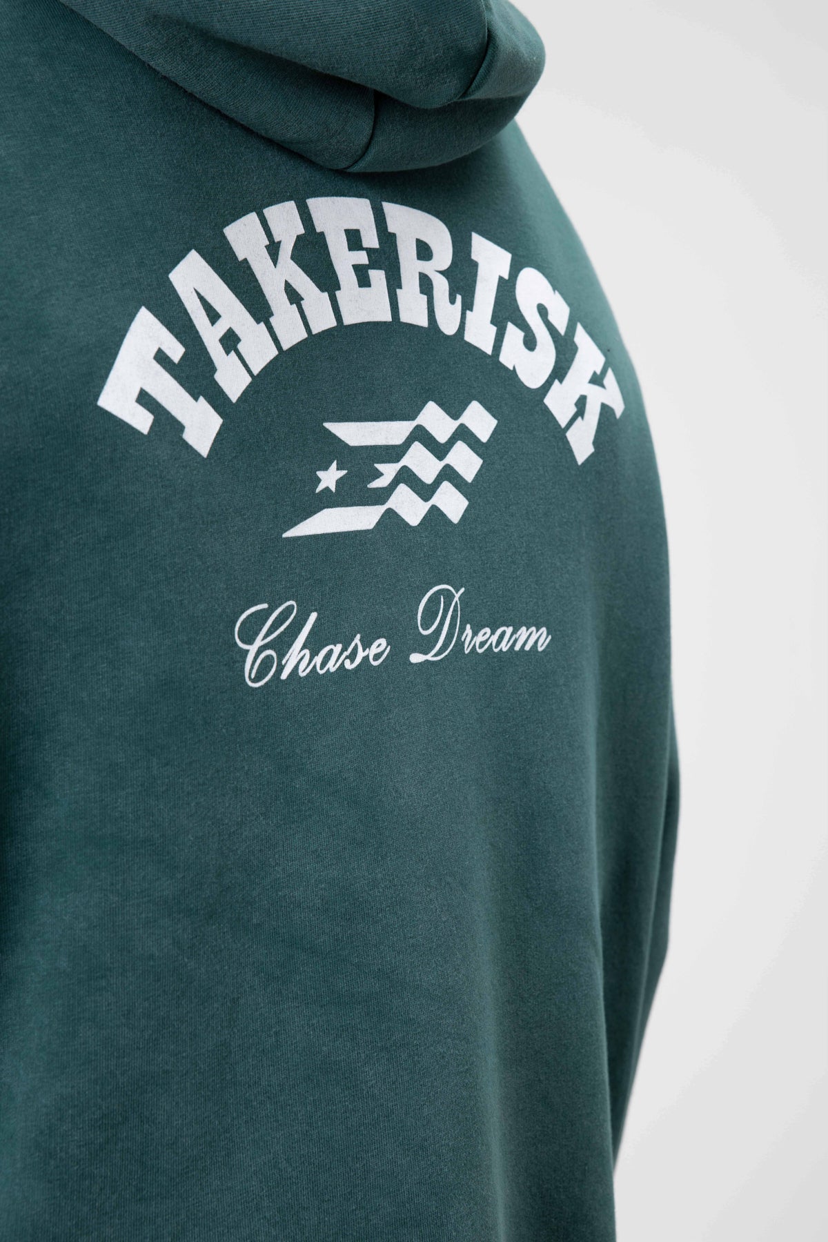 Oversize Yıkamalı Boxy Fit Kapüşonlu Sweatshirt Nefti