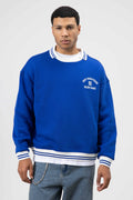 Oversize Yaka Nakış Detaylı Sweatshirt Saks