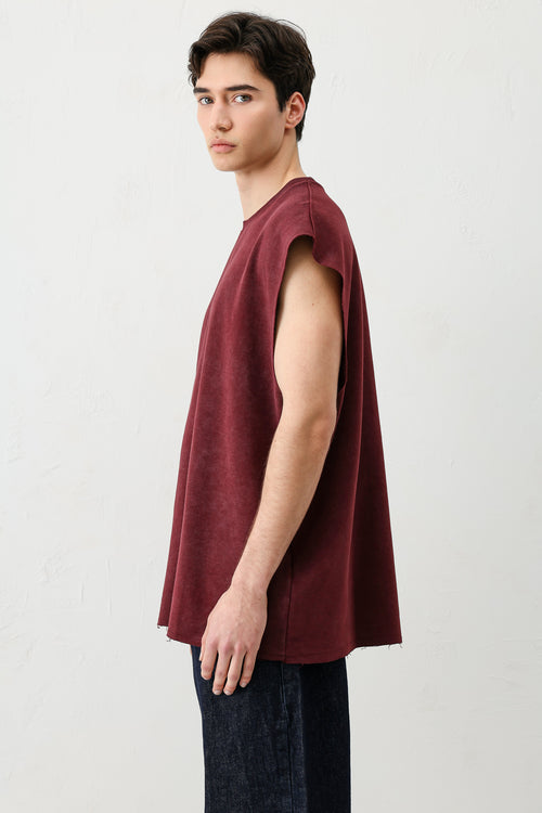Basic Kolsuz Tişört Bordo