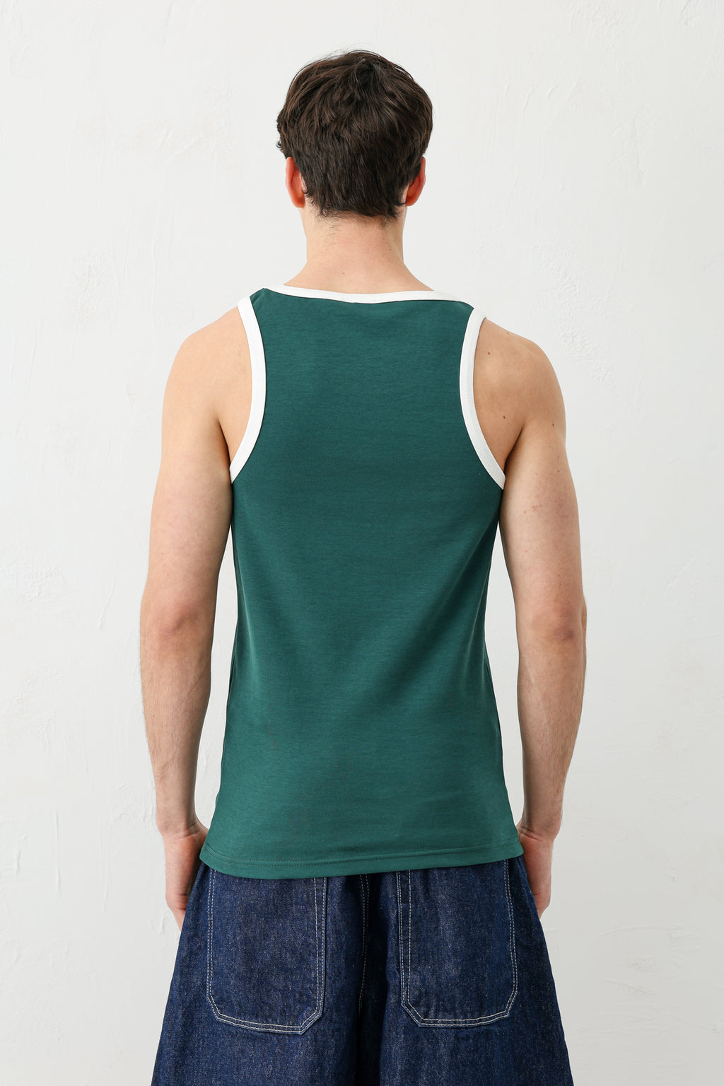 Oversize Askılı Tişört Nefti