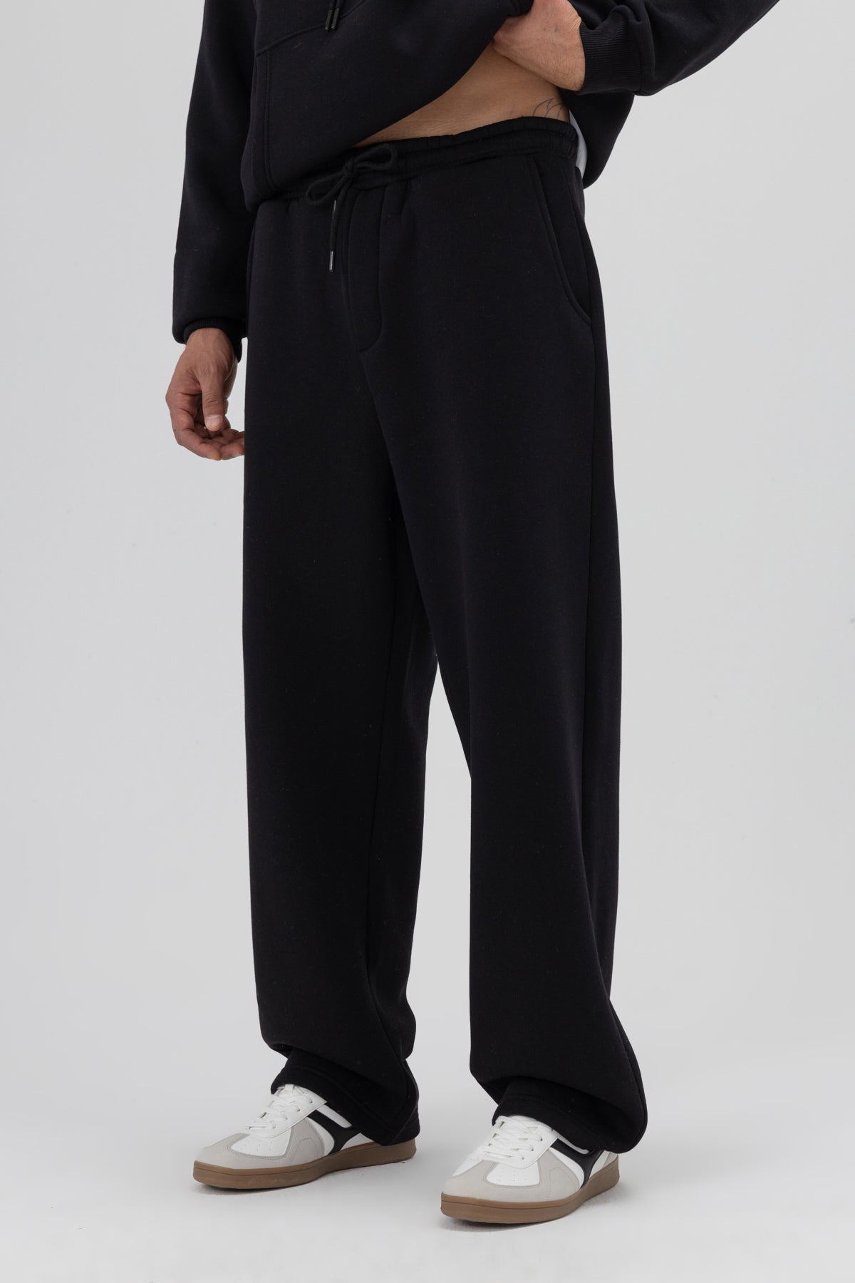 Basic Baggy Eşofman Alt Siyah