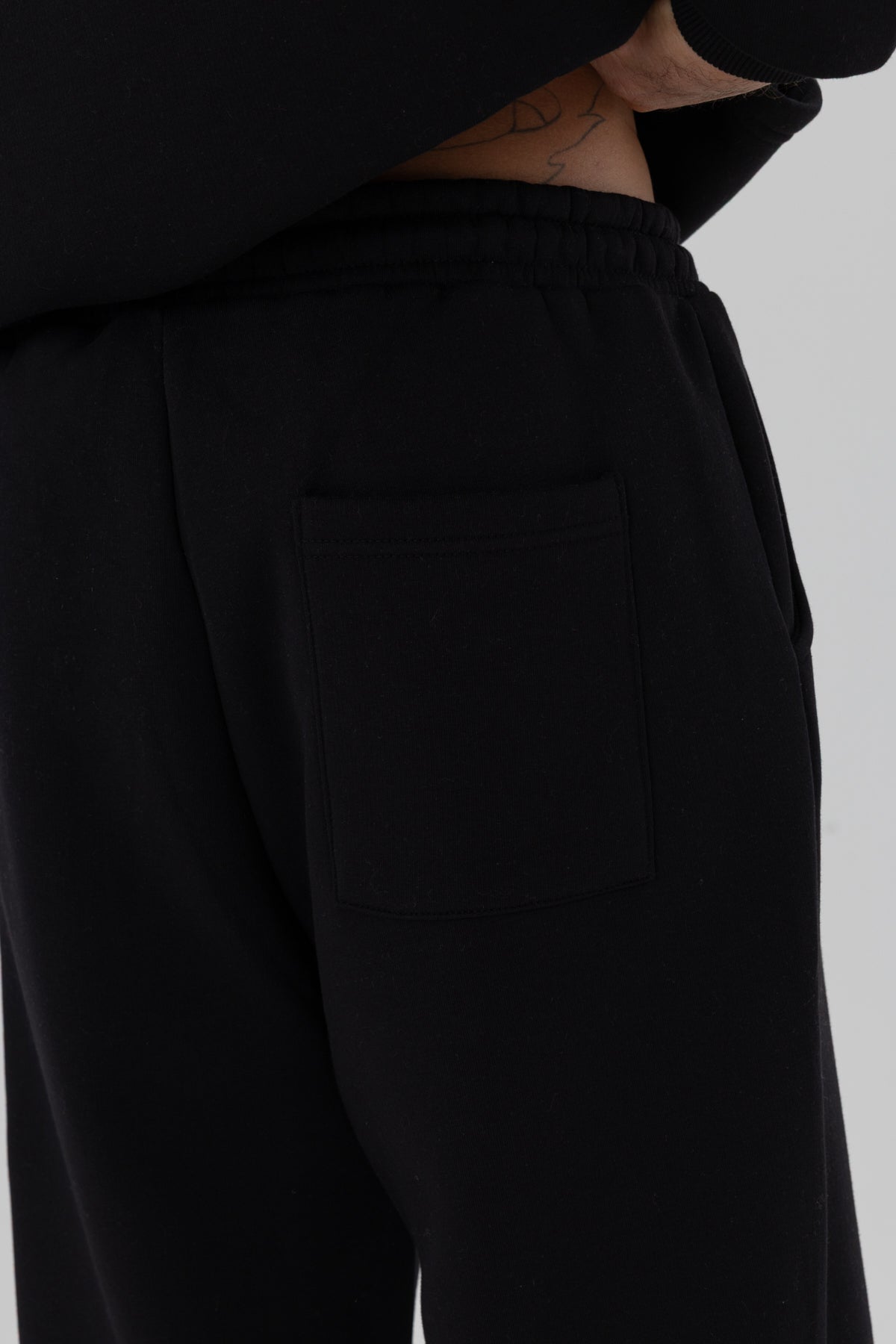 Basic Baggy Eşofman Alt Siyah