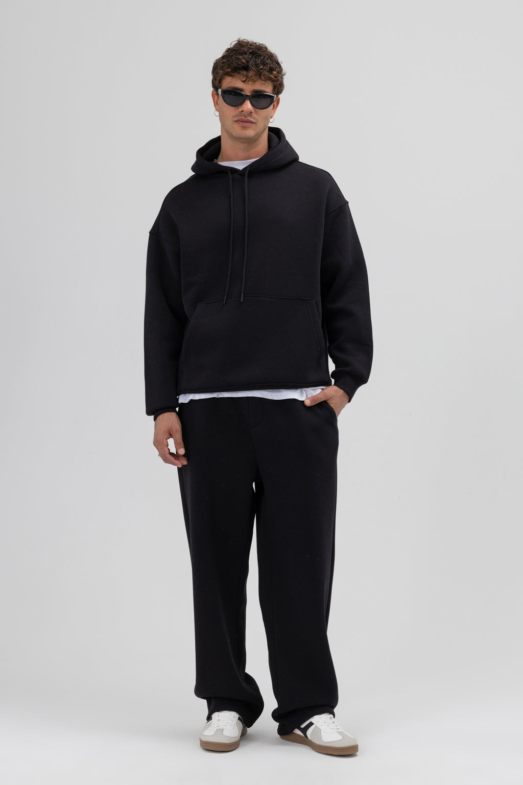 Basic Baggy Eşofman Alt Siyah