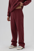 Basic Baggy Eşofman Alt Bordo