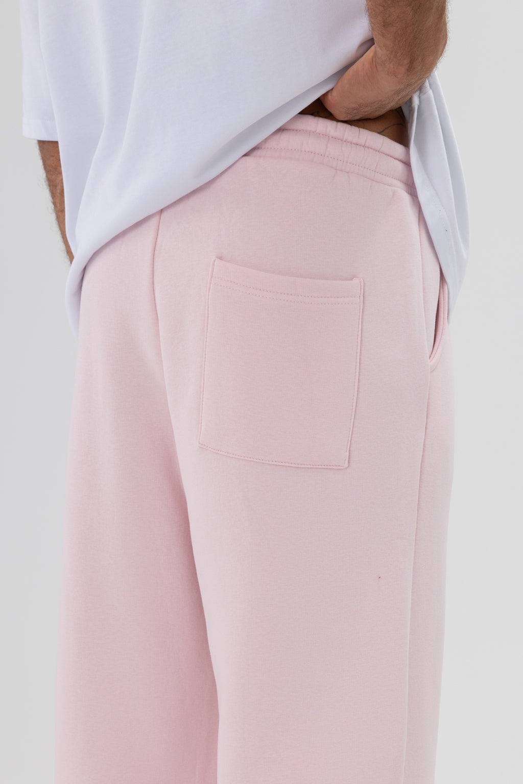 Basic Baggy Eşofman Alt Pembe