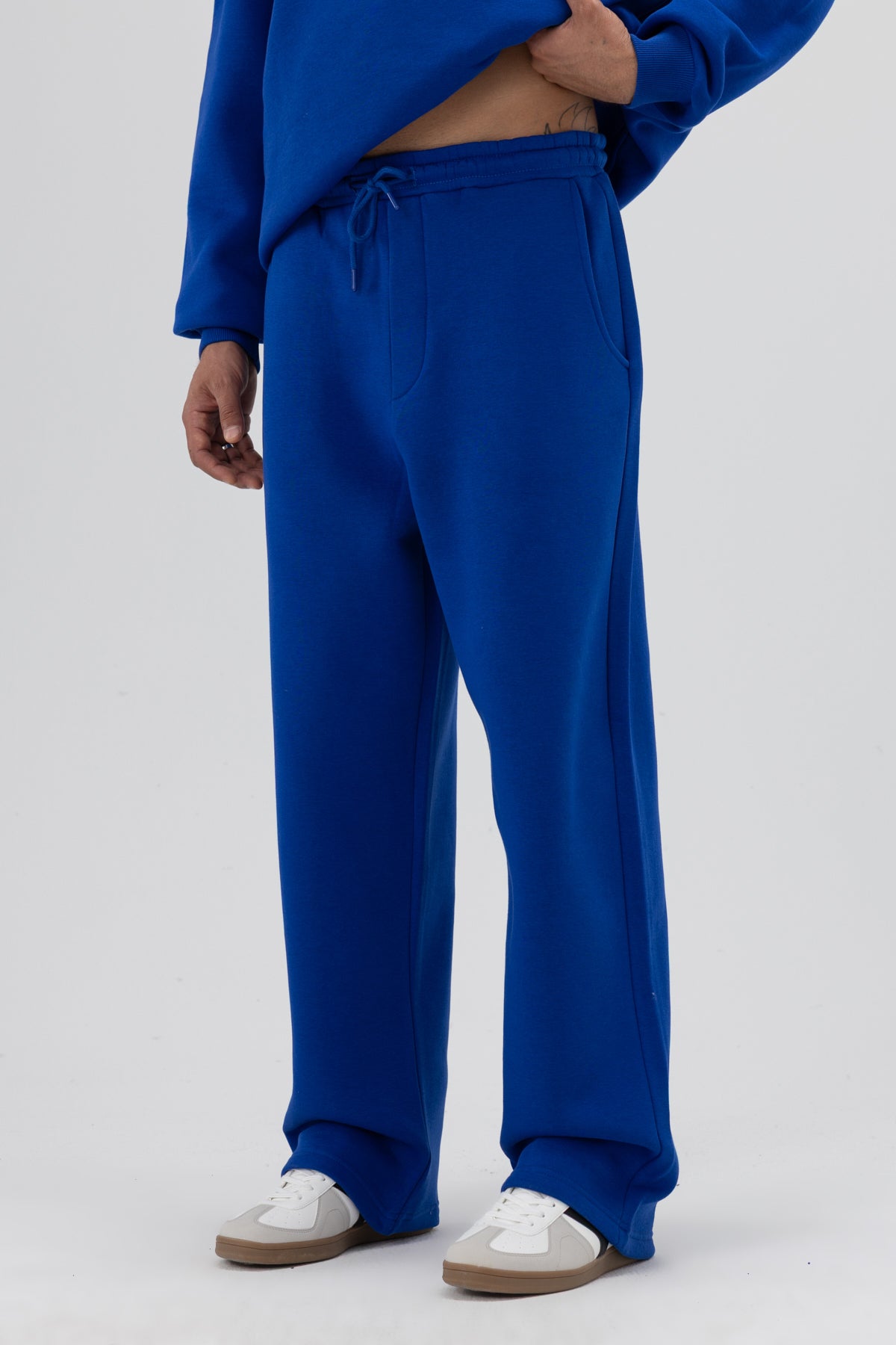 Basic Baggy Eşofman Alt Saks