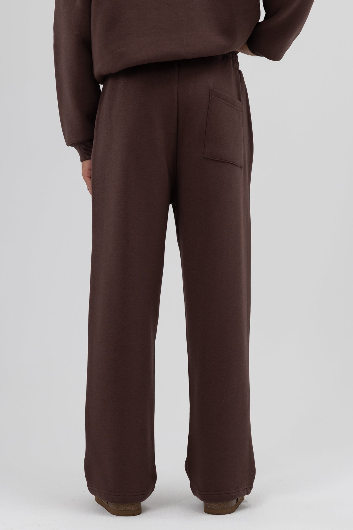 Basic Baggy Eşofman Alt Kahve