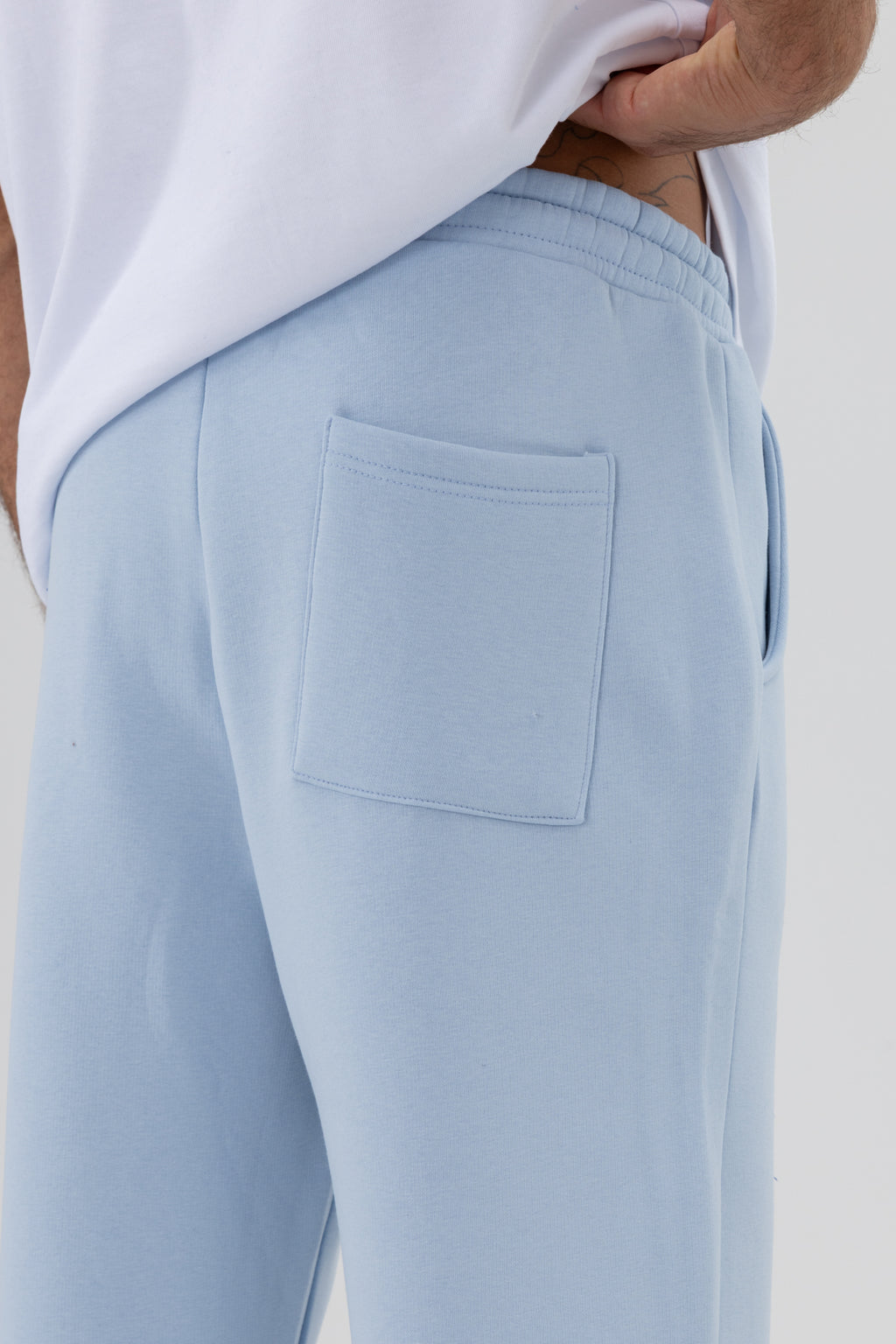 Basic Baggy Eşofman Alt Bebe Mavi