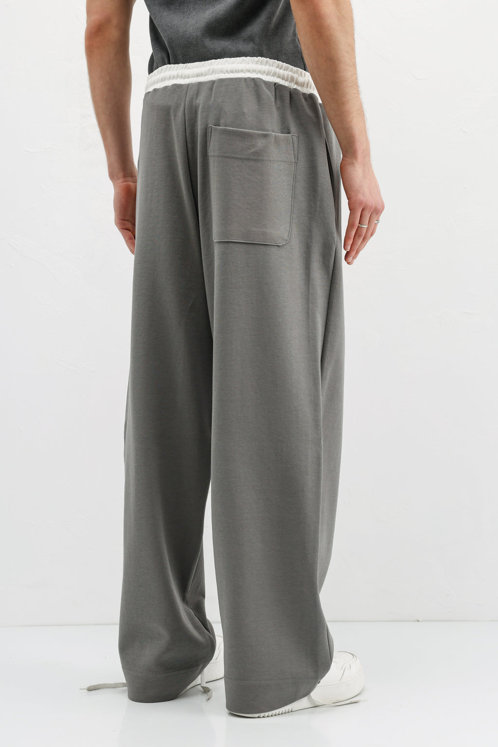 Baggy Fit Eşofman Alt Füme