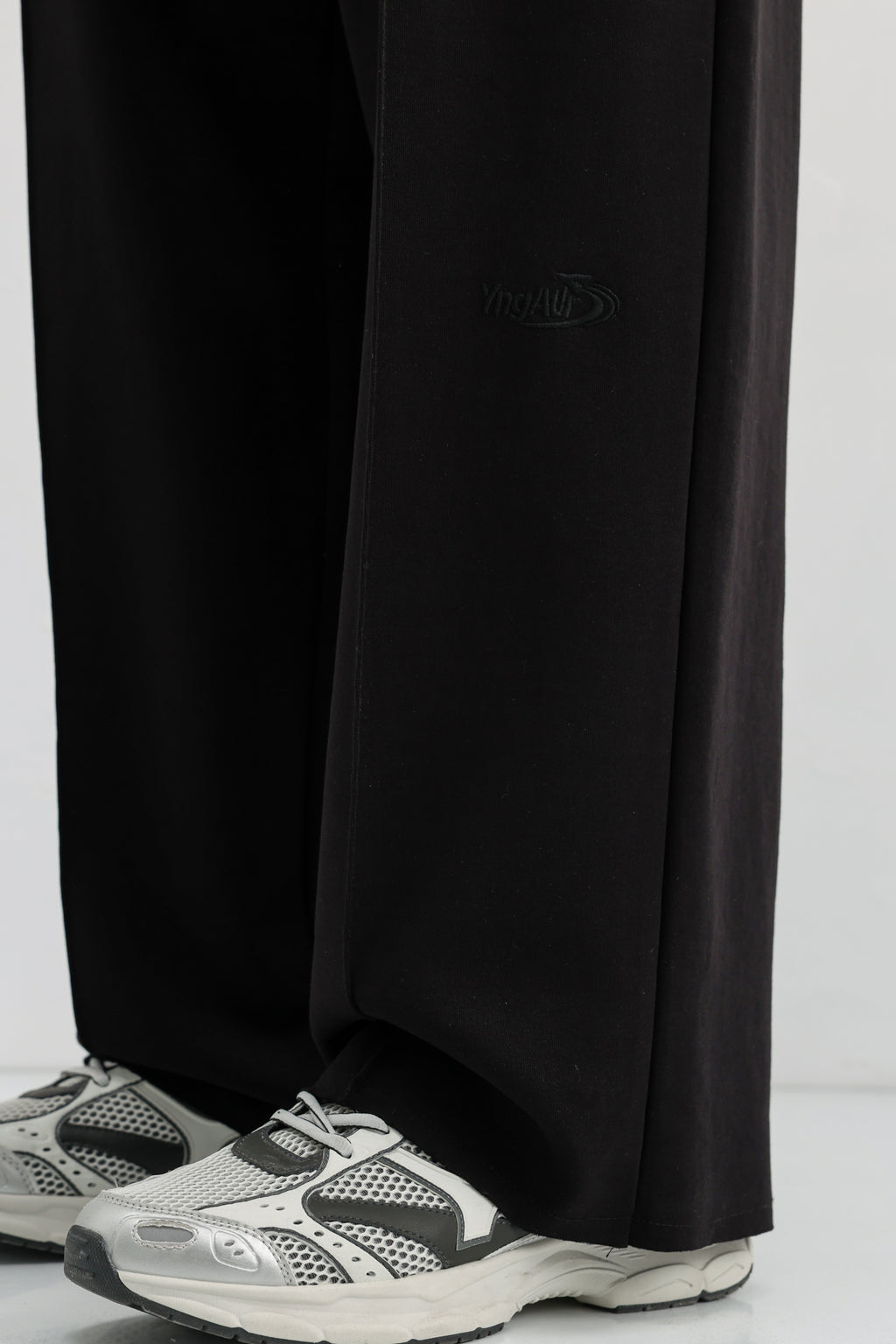 Baggy Fit Eşofman Alt Siyah
