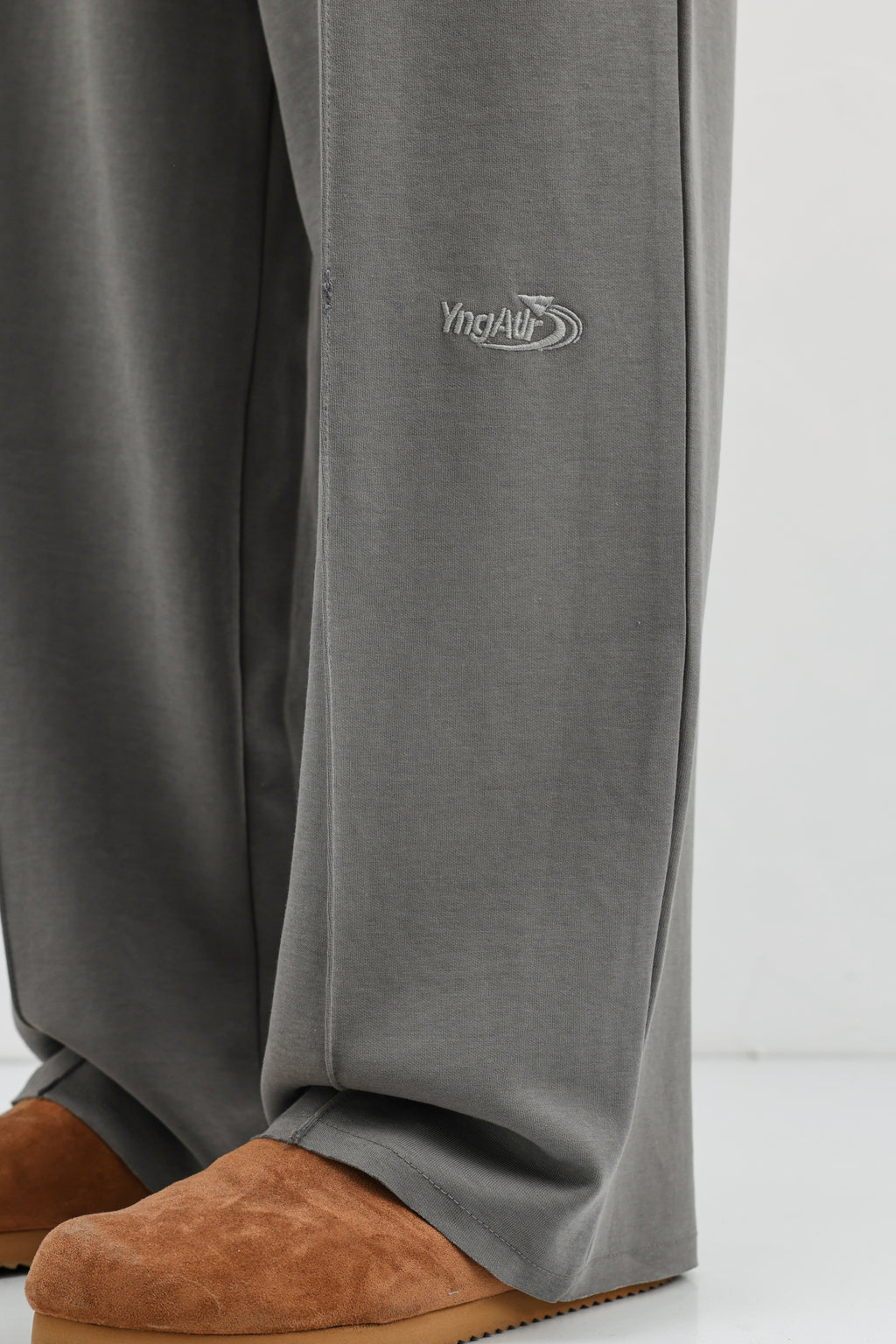 Baggy Fit Eşofman Alt Füme