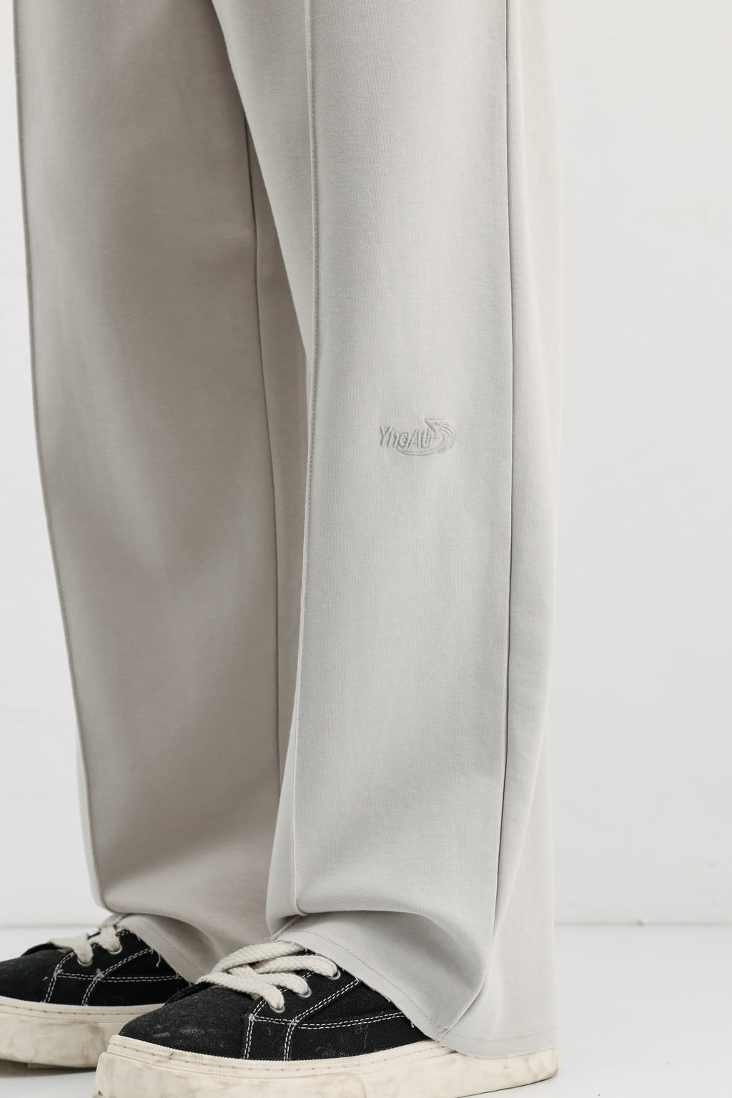 Baggy Fit Eşofman Alt Buz Gri
