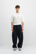Balloon Fit Pantolon Lacivert