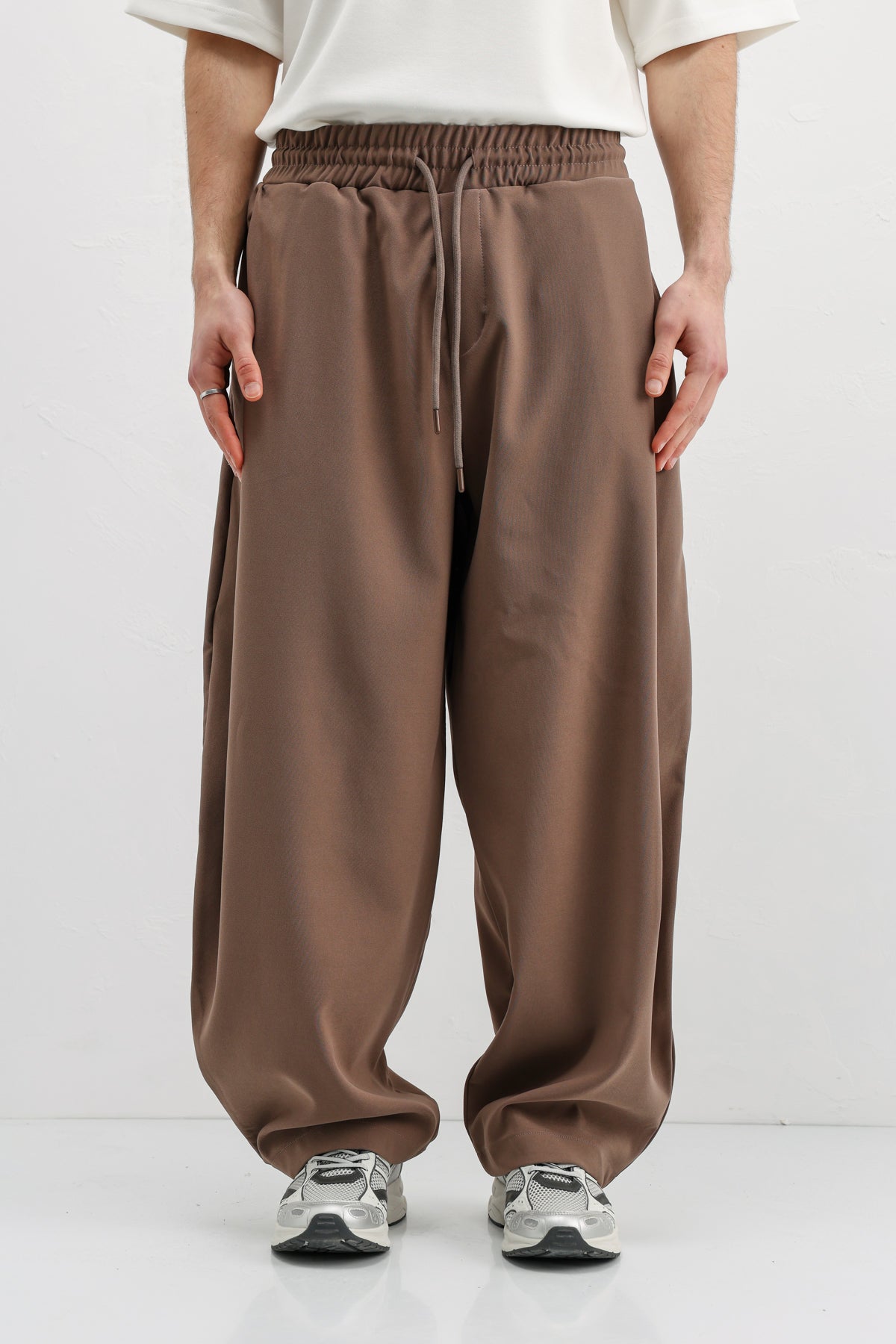 Balloon Fit Pantolon Vizon