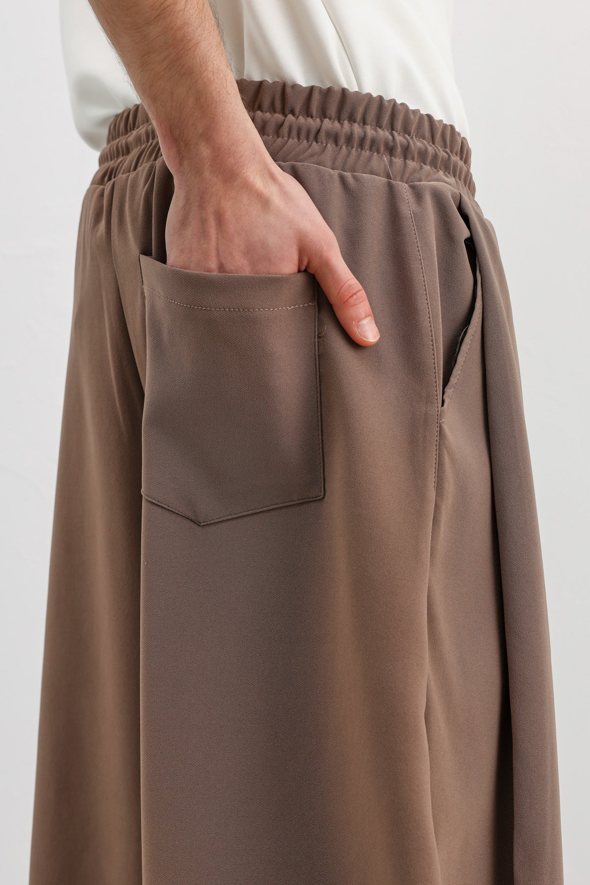 Balloon Fit Pantolon Vizon