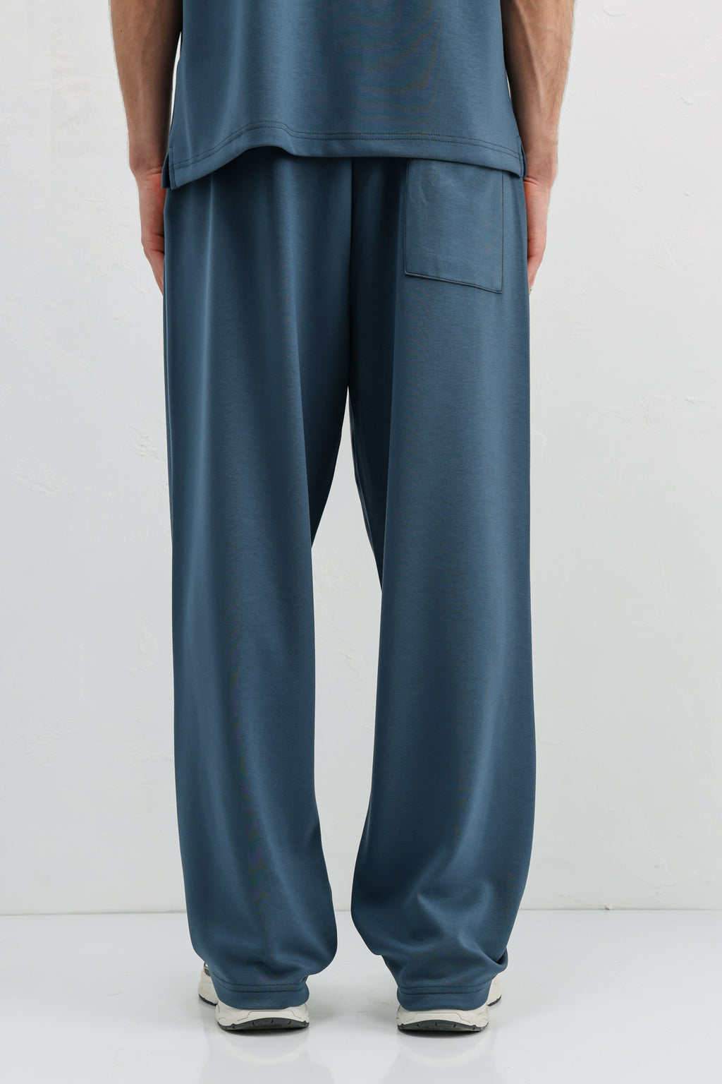 Modal Karışımlı Baggy Eşofman Alt Indigo