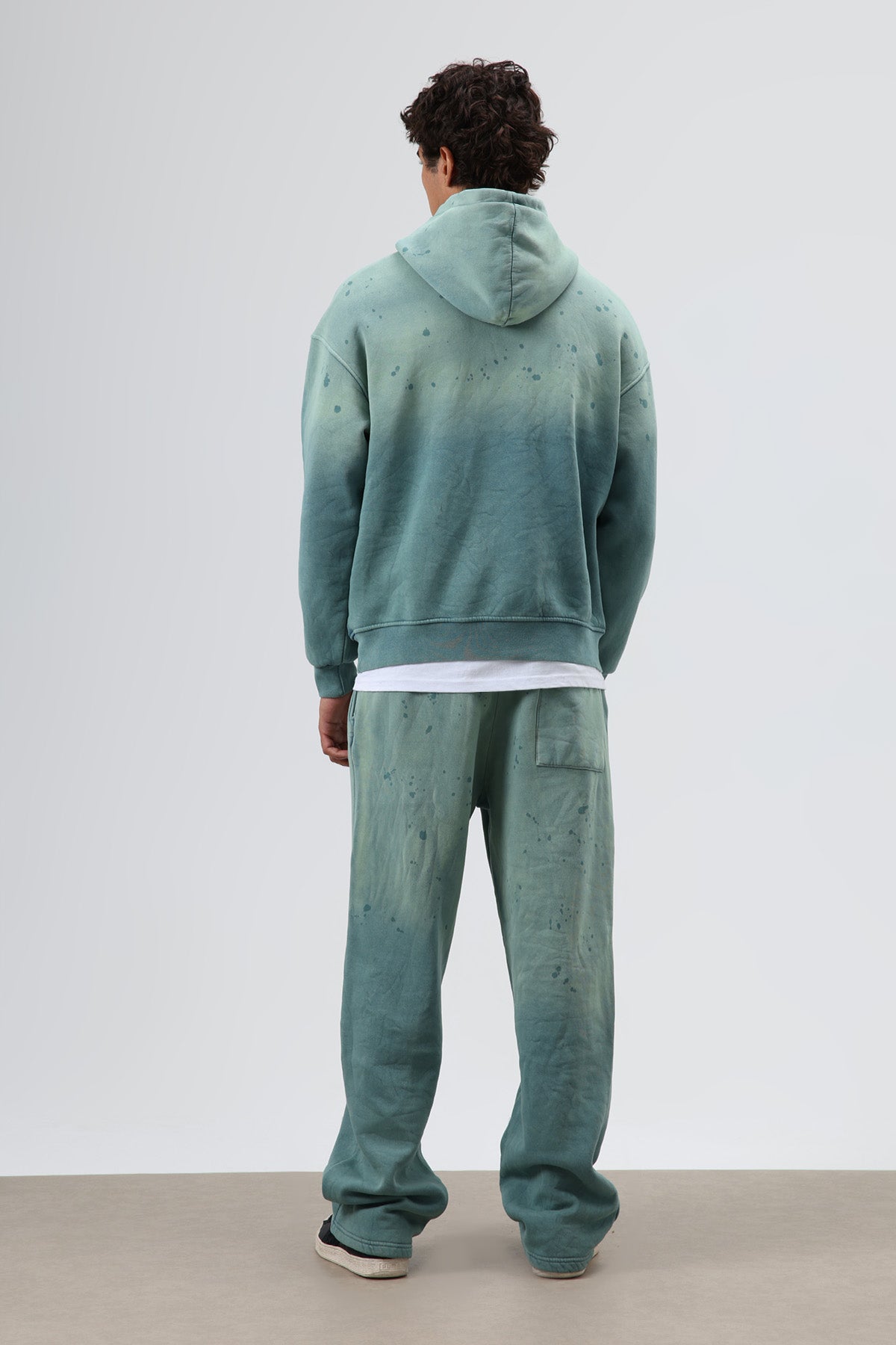 Yıkamalı Oversize Eşofman Takım Nefti