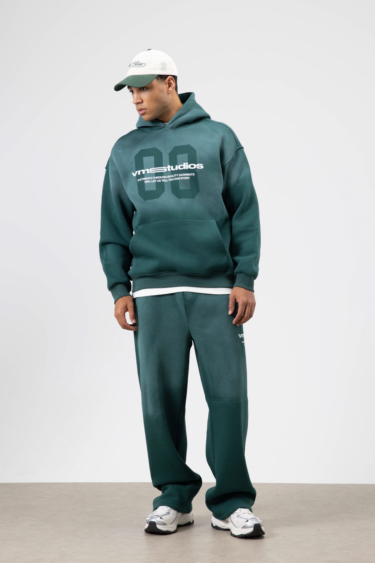Oversize Baskılı Eşofman Takım Nefti