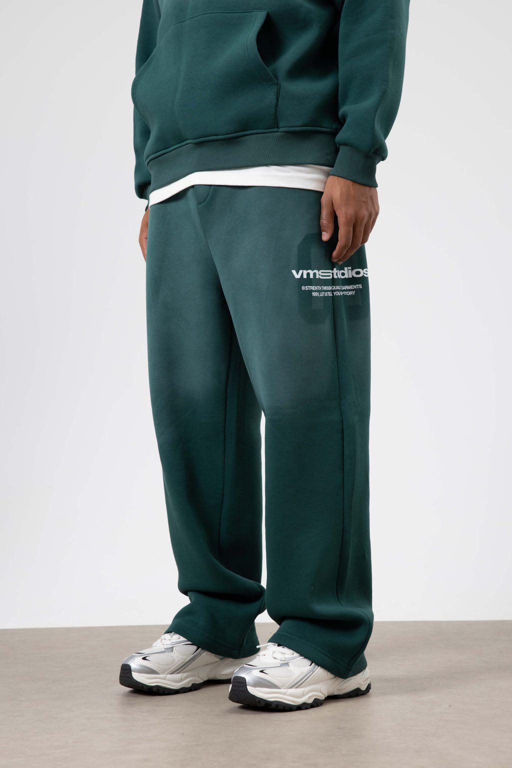 Oversize Baskılı Eşofman Takım Nefti