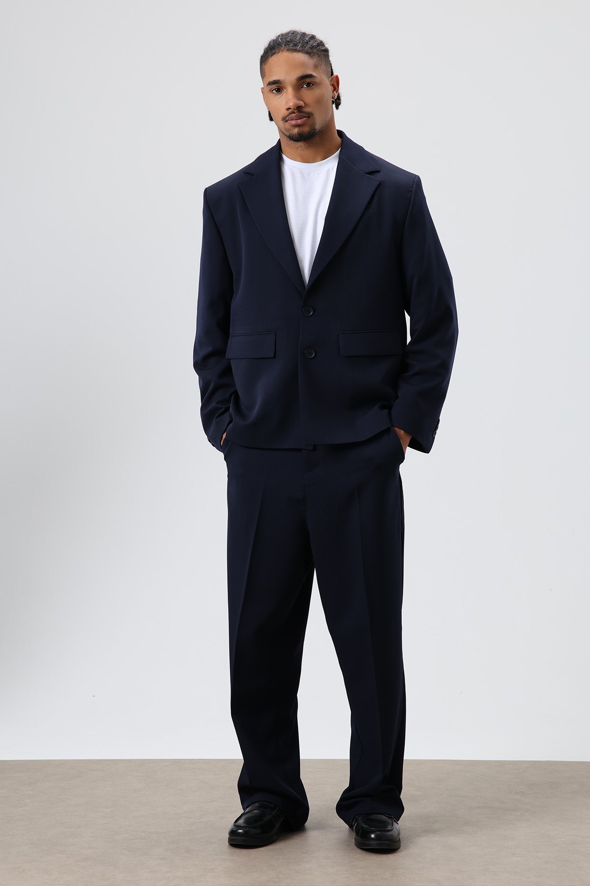 Oversize  Takım Elbise Lacivert