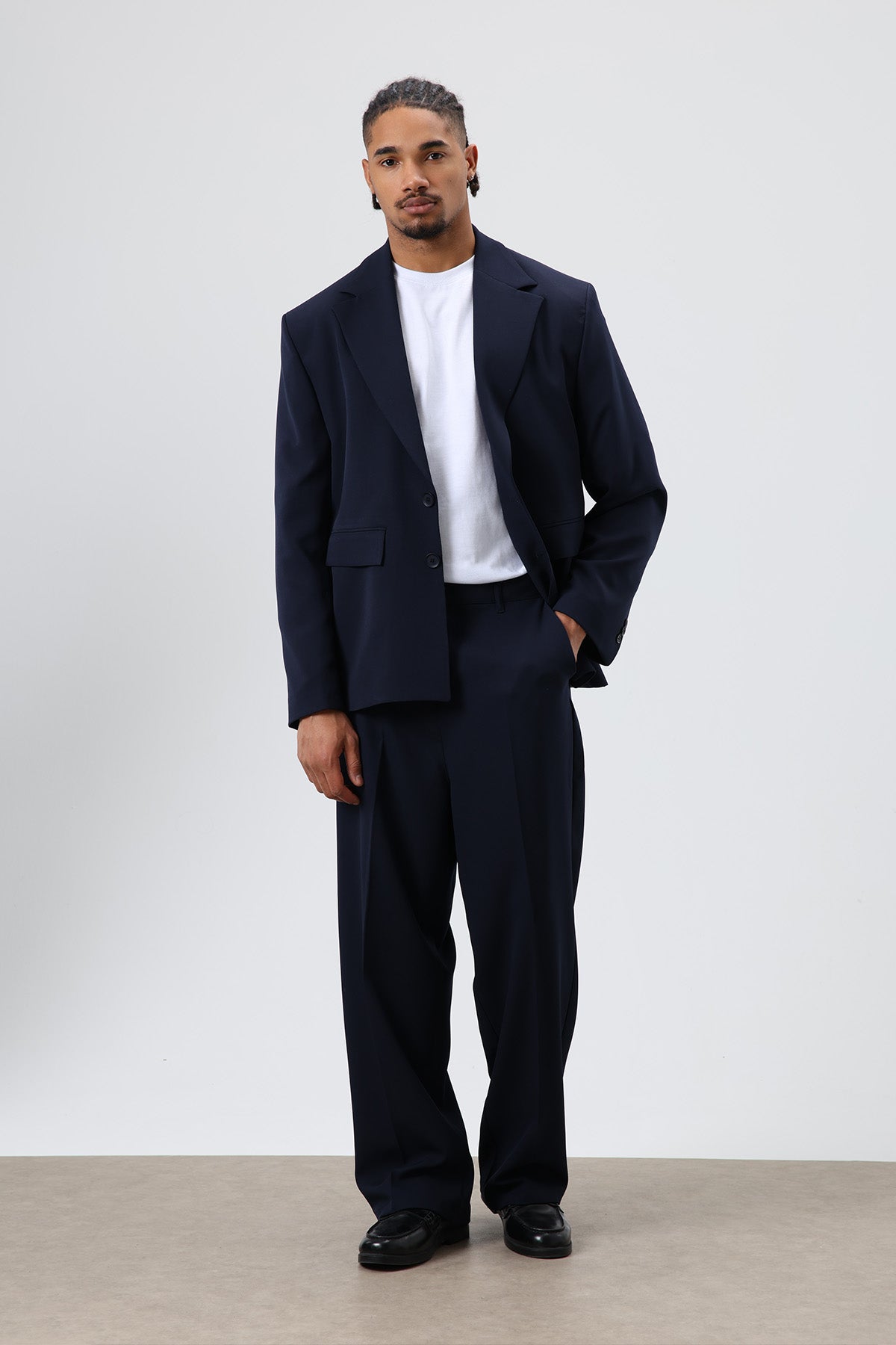 Oversize  Takım Elbise Lacivert