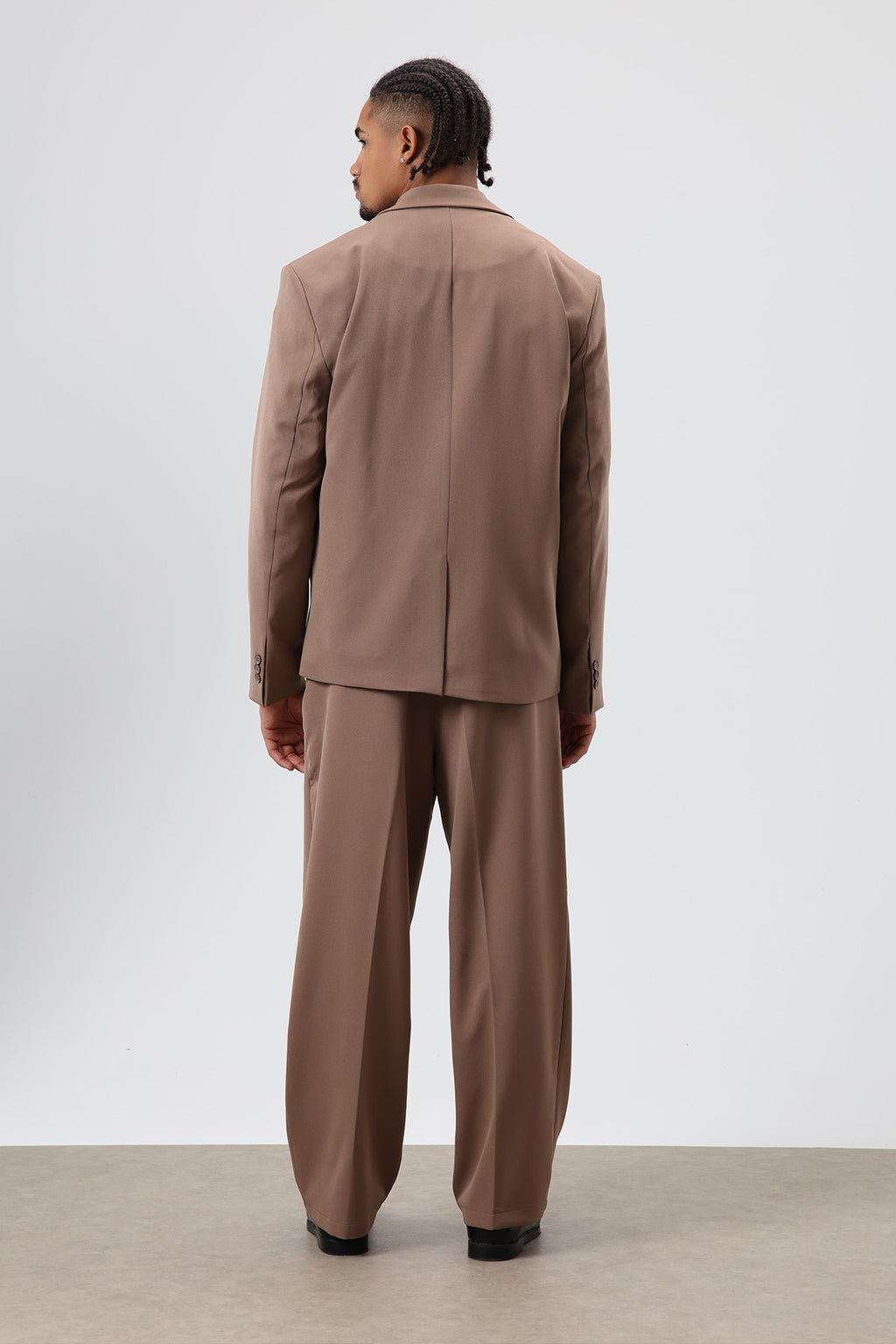 Oversize  Takım Elbise Kahve